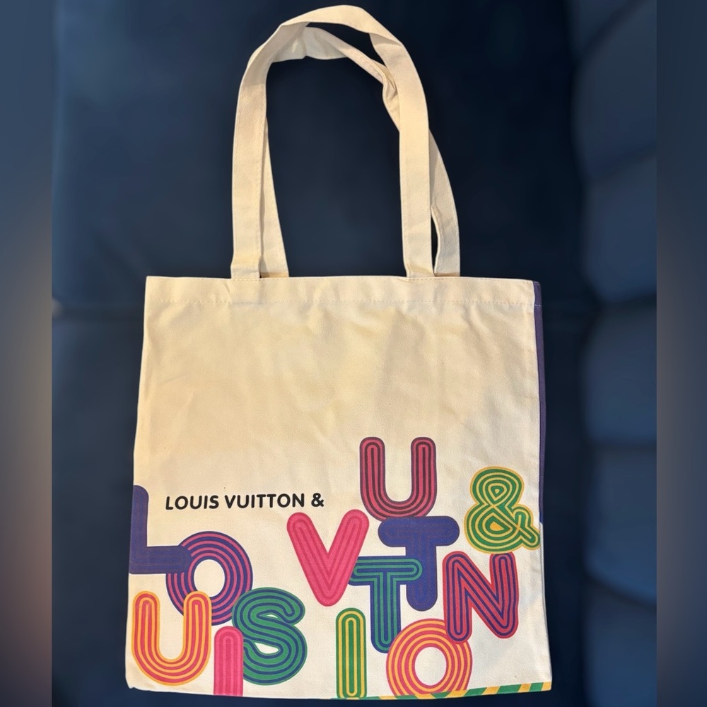 Louis Vuitton Novelty Canvas EcoTote Bag Shenzhen Exhibition Limited Edition